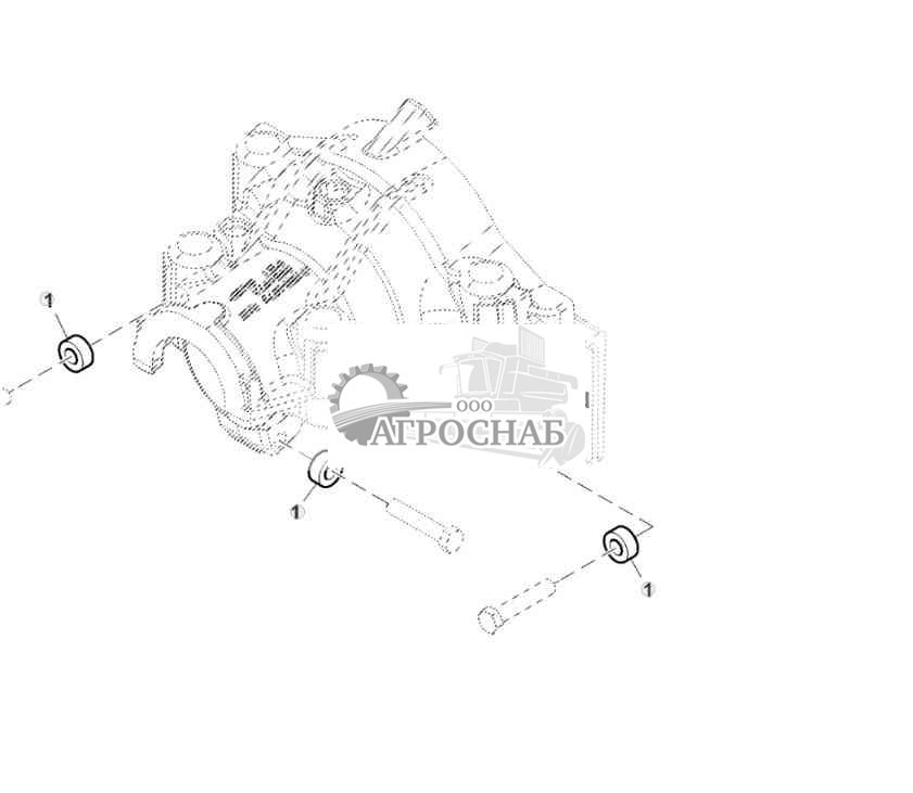 Spacers, Rear Flange 